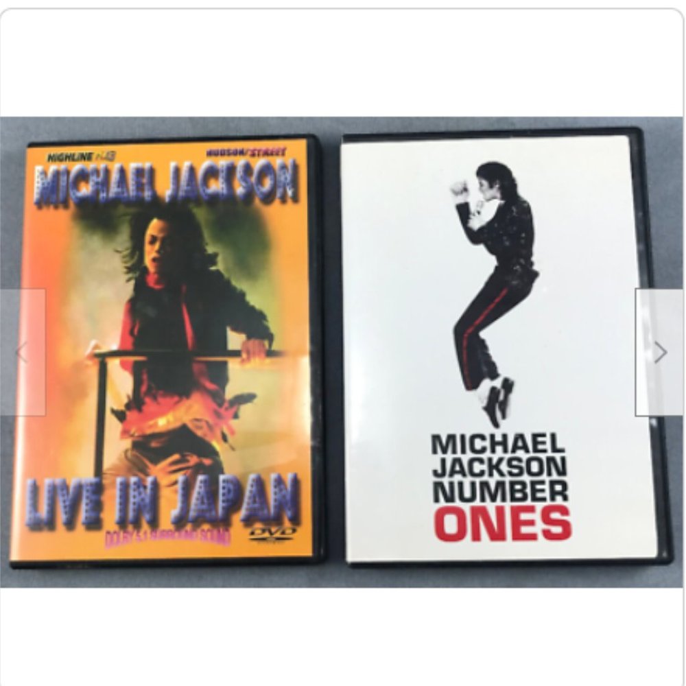 2 DVDs Michael Jackson 1985 Live in Japan & Number Ones 2003